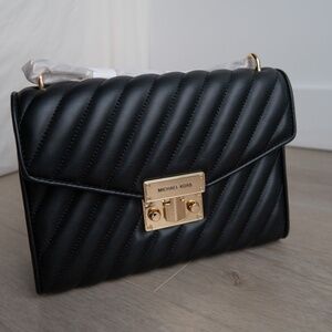 Michael Kors Rose Medium Quilted Shoulder Bag